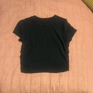 lululemon all it takes black cropped top